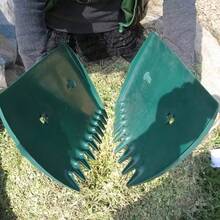2件套落叶收集器，手持榛子形落叶铲，快速草坪落叶清除器，花园庭院落叶铲手耙，用于收集落叶、草屑和杂物，保护双手 - 2件裝 - 查看 7