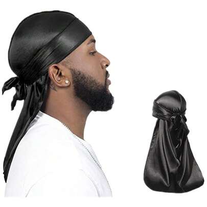 ZTZI Men's Silk Durags With Elastic Band