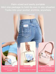 XIAONI Portable Packing Sanitary Pads Super Absorbent Sanitary Napkin Compact Packaging 5Pcs/Pack, Easy Carry Perfect For Travel - Set - View 6