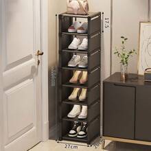 Multi-Tier Shoe Rack, Space-Saving Corner Shelf, Stackable, Adjustable Shelves - Multicolor - View 13