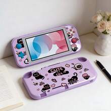 Cute Black Cat Transparent Protective Soft Case Suitable For Nintendo Switch Game Console - View 4