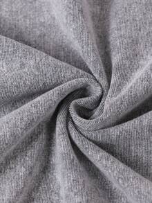 Men's Printed Vintage Washed Vest, Loose Fit, Casual Street Style, An Essential Everyday Item - Grey - View 2