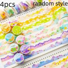 4/8 Rolls Cloud Pattern Washi Tape, Essential For Back To School Season - Adhesive Tape - View 13