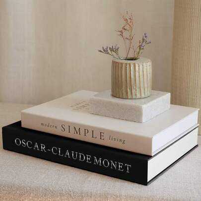 2pcs Faux Books - Paper Decorative Books - Coffee Table Decor Books, Suitable For Dining Table Decor And Halloween, Christmas Decoration, Can Be Stacked And Displayed As Fake Books