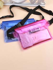 Large Waterproof Phone Waist Bag, Suitable For Beach, Swimming, Rafting, High Capacity With Triple Seal - Multicolor - View 2
