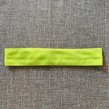 Summer Double Silicone High-Elasticity Fitness Yoga Solid Color Anti-Sweat Headband, Face Washing Hair Accessory, Sweat-Absorbing Headband - 綠色雙矽膠髮帶 - 查看 9