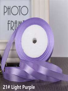 1 Roll 6mm-0.24inch 25 Yards Multi-Color Polyester Satin Ribbon, Solid Color Satin Ribbon Suitable For Gift Box Packaging, DIY Crafts, Wedding Party Decorations, High Density Handmade Weaving - 6mm Polyester Satin Ribbon - View 31