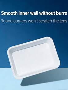 RGP Lens Soaking Tray, Eyeglasses Cleaning And Drying Tool, Rigid Gas Permeable Lens Rinsing Dish - View 4