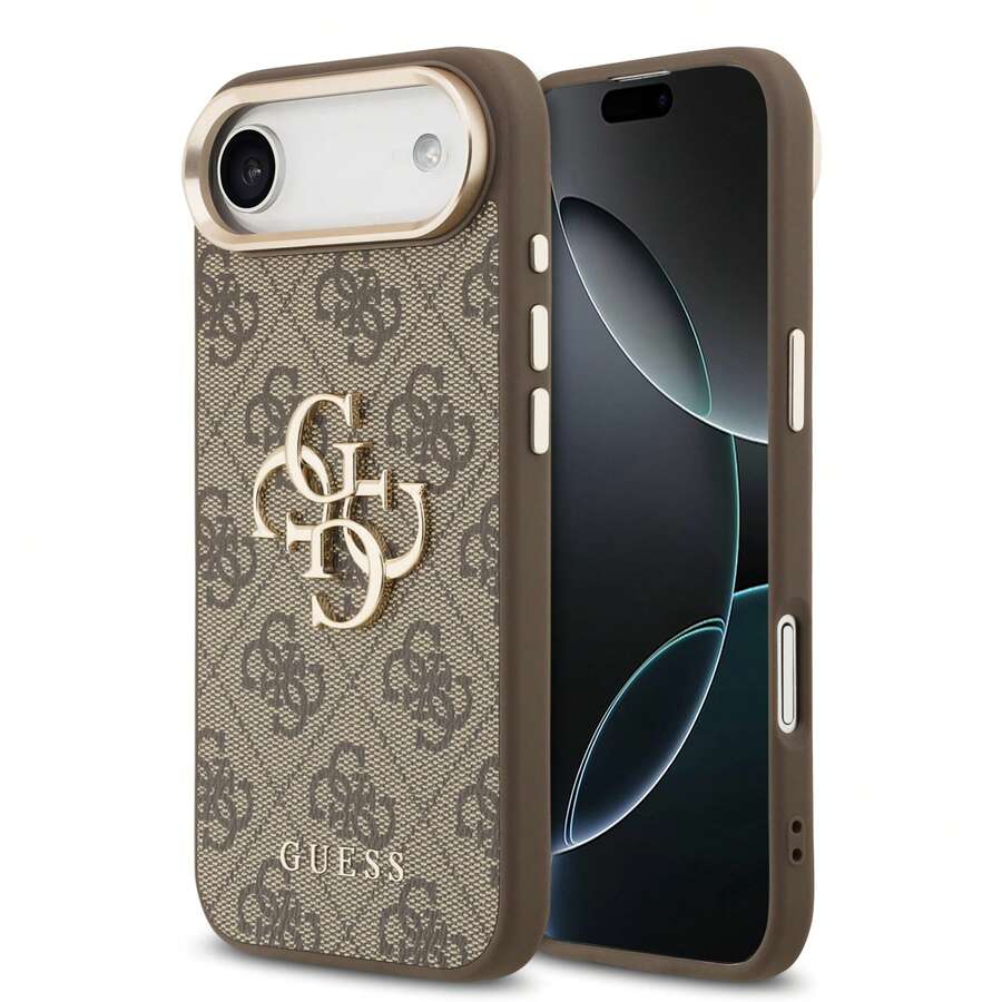 Guess 4G Logo IPhone Case - Brown - View 1