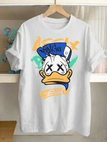 Disney Stitch Let Me Sleep T-Shirt | Officially Authorized Printed Women'S Short-Sleeved T-Shirt, Casual Style, Anime Pattern, Perfect For Spring And Summer, Ideal For Gift Giving - trắng - Xem 1
