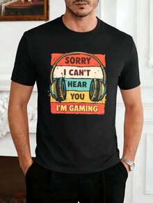 T-shirts pour hommes - Noir - Voir 1