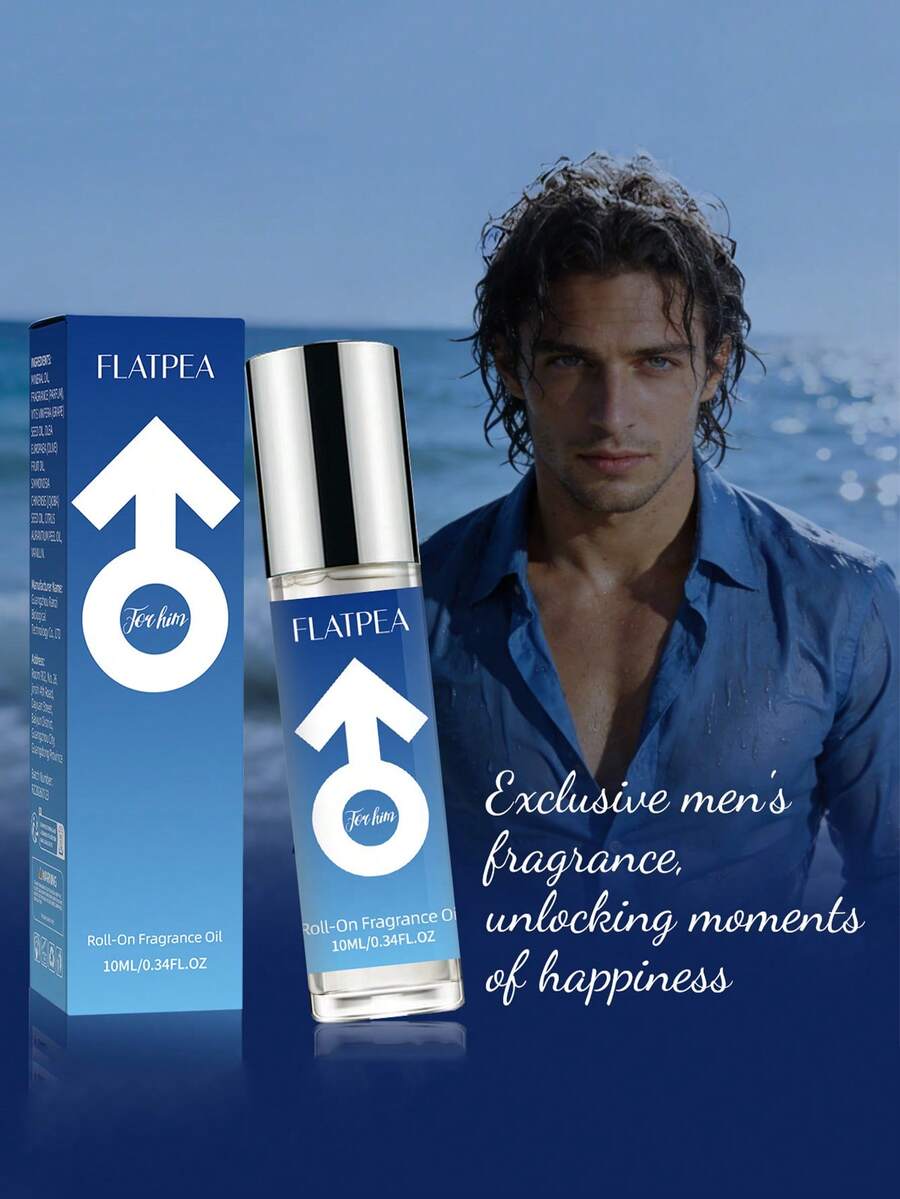 Tinh dầu nước hoa pheromone dành cho nam giới 10ml/0.34fl.Oz – Tăng cường sự quyến rũ và thu hút, lưu hương lâu, phiên bản mới năm 2026, dành cho các cặp đôi, nhỏ gọn, lý tưởng cho các buổi hẹn hò và những dịp đặc biệt. - pheromone - Xem 1