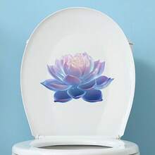 1张个性化梦幻渐变紫色莲花浴室装饰贴纸 - 夢幻漸層紫蓮 - 查看 5