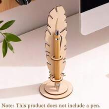 Feather Shaped Pen Holder, Pen Stand, Office Desk Organizer, Pen Case - Feather Shape - View 2