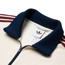 Adidas Men's Jacket/Outerwear TRACK TOP M Waffle Texture Knit Jacket 2026 Spring/Autumn Comfortable Everyday Casual Jacket Outerwear KY5769 - Milky - View 3