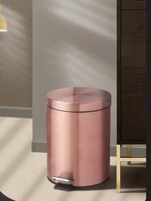 3L/5L Papelera de baño, cierre silencioso, papelera de reciclaje accionada por pedal con cubo interior extraíble, adecuada para cocina, sala de estar, oficina - A - Ver 2