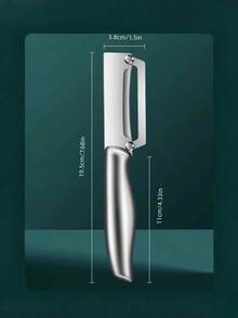 多功能不锈钢削皮器，轻松削去水果、冬瓜、甘蔗、南瓜等的皮，毫不费力 - 彩色 - 查看 6