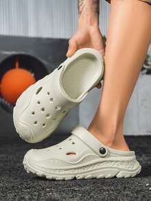 Giày nam đế dày EVA tiện dụng, kiểu dáng mới năm 2026, thích hợp cho hoạt động ngoài trời mùa hè, đi lại trong thành phố, bền chắc và chống trơn trượt. - Màu xanh Bạc hà - Xem 5