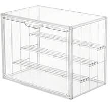 Acrylic Display Cabinet With Magnetic Door - Dust-Proof Stackable Kitchen Storage Organizer For Cups, Teapots And Coffee Accessories, See-Through Design, Easy Visibility, Suitable For Home Or Office Use, Kitchen Storage Cabinet, Fashionable Modern Appearance, Durable Plastic Structure, Cabinet Organizer And Storage, Cabinet Storage Organizer, Cabinet Storage Kitchen, Cabinet Organizer, Storage Box, Kitchen Organizer And Storage - Multicolor - View 18