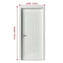 白色磁性蚊帐帘，免打孔自粘式磁性纱门，家用，安装简便，卧室隔断帘，自动闭合 - 白色左開 - 查看 17