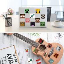 1 Set/500pcs Minecraft Themed Stickers, Fun Abstract Handbook Materials, DIY Decorative Stickers, Sealing Stickers - Minecraft Stickers - View 5