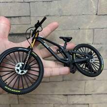 1:10合金自行车模型，迷你手指自行车39A仿真收藏礼物玩具，适合男孩 - 彩色 - 查看 12