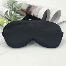 1pc Silk-Like Eye Mask, Nap Essential, Sleep Mask, Lightweight Breathable For Home, Office, Travel, Relieve Eye Fatigue - A - View 11