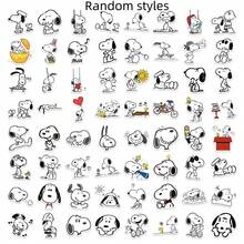 128pcs Cartoon Puppy Nostalgic Healing Series Water Cup DIY Stickers, Perfect Gift For Boys And Girls (Random Styles) - Multicolor - View 7