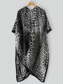 1 chiếc Kimono dài bằng vải voan họa tiết da báo cổ điển thanh lịch dành cho nữ, áo choàng đi biển thời trang xuân/hè, khăn choàng chống nắng cho đầm - Nhiều màu - Xem 20