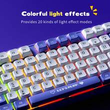 AJAZZ AK870 MC 有线机械游戏键盘，双色键帽，87键布局，热插拔轴体，可自定义背光，小巧便携 - 查看 6