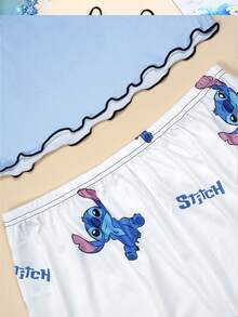 Disney 缝线印花女士吊带背心+短裤两件套 女士吊带睡衣套装 - 彩色 - 查看 5