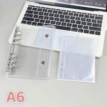 1pc A6/A7/A8 Transparent Double-Ring Binder Notebook/Sticker Album, Sticker Album, Loose-Leaf Binder, Sticker Storage Box, Pencil Case, Sticker Album Loose-Leaf Binder, Refill, Sticker Album, Loose-Leaf Notebook - Multicolor - View 19