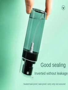 1/4 chiếc bình xịt sữa dưỡng thể cầm tay 60ml-120ml, chai xịt nhựa màu đen, bình đựng xà phòng lỏng có thể tái sử dụng, thích hợp cho du lịch ngoài trời, nhỏ gọn, bình đựng nước hoa ô tô, người bạn đồng hành khi đi du lịch. - màu đen - Xem 6