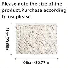 Car Sunshade Curtain, Suction Cup Mesh Curtain, Car Interior Sun Shade, Privacy Curtain, Double-Layer Printed Heart & Bow Curtain - Mesh - View 10