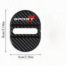 4pcs Car Door Lock Cover, Designed To Protect Locking Mechanism, Reduce Noise And Vibration, Suitable For Most Heavy Duty Vehicles - A - View 11