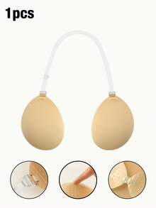 1pc Women's Adhesive Strapless Push-Up Silicone Bra Lift Invisible Bra Cups, Versatile Lingerie With Detachable Halter, Suitable For Backless Dresses, Bridal Gowns, Swimwear, Cosplay - Multicolor - View 17