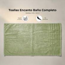 Encanto Concord Bath Towel – Softness And High Absorption - Pastel Green - View 2