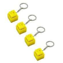 超萌减压芝士机械键盘钥匙扣，办公减压键盘挂件，青少年减压配件，送朋友，轻松减压 - 彩色 - 查看 4