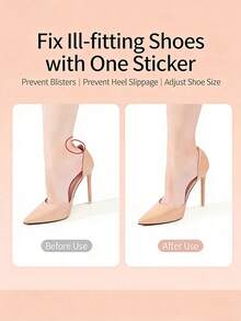 Heel Grip Pads For High Heels, Anti-Slip And Anti-Chafing Heel Cushions, Thickened Half-Size Inserts For Women's Shoes, Adjusts Shoes That Are One Size Too Large - A-thick Version + Thin Version - View 7