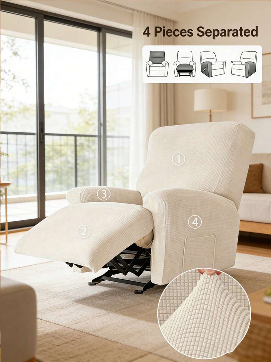 1 tấm bọc ghế sofa đơn, tấm bảo vệ ghế sofa chống trượt, tấm phủ nội thất phù hợp cho phòng ngủ, văn phòng, phòng khách và trang trí nhà cửa. - Nhiều màu - Xem 1