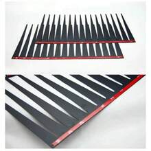 2pcs/Set Car Headlight Eyelashes, Car Eyelashes, Car False Eyelashes, Car Headlight Eyebrow Stickers - Multicolor - View 4