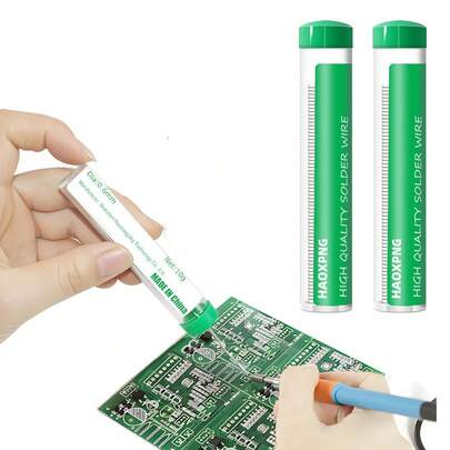 HAOXPNG 1pc Solder Wire, Rosin Core Solder, Used For The Repair Of Electronic And Electrical Welding Components Diameter 0.6nn/0.8mm/1mm