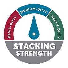 Bankers Box HANG'N'STOR - Cajas de almacenamiento de servicio medio plegables tapa elevable carta paquete de 4 00784 - Azul blanco. - Ver 3