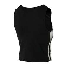 Adidas Women's Vest 3S PAD TANK Comfortable Everyday Casual Vest 2026 Summer Style Women's Knitted Vest KB6417 - Black - View 2