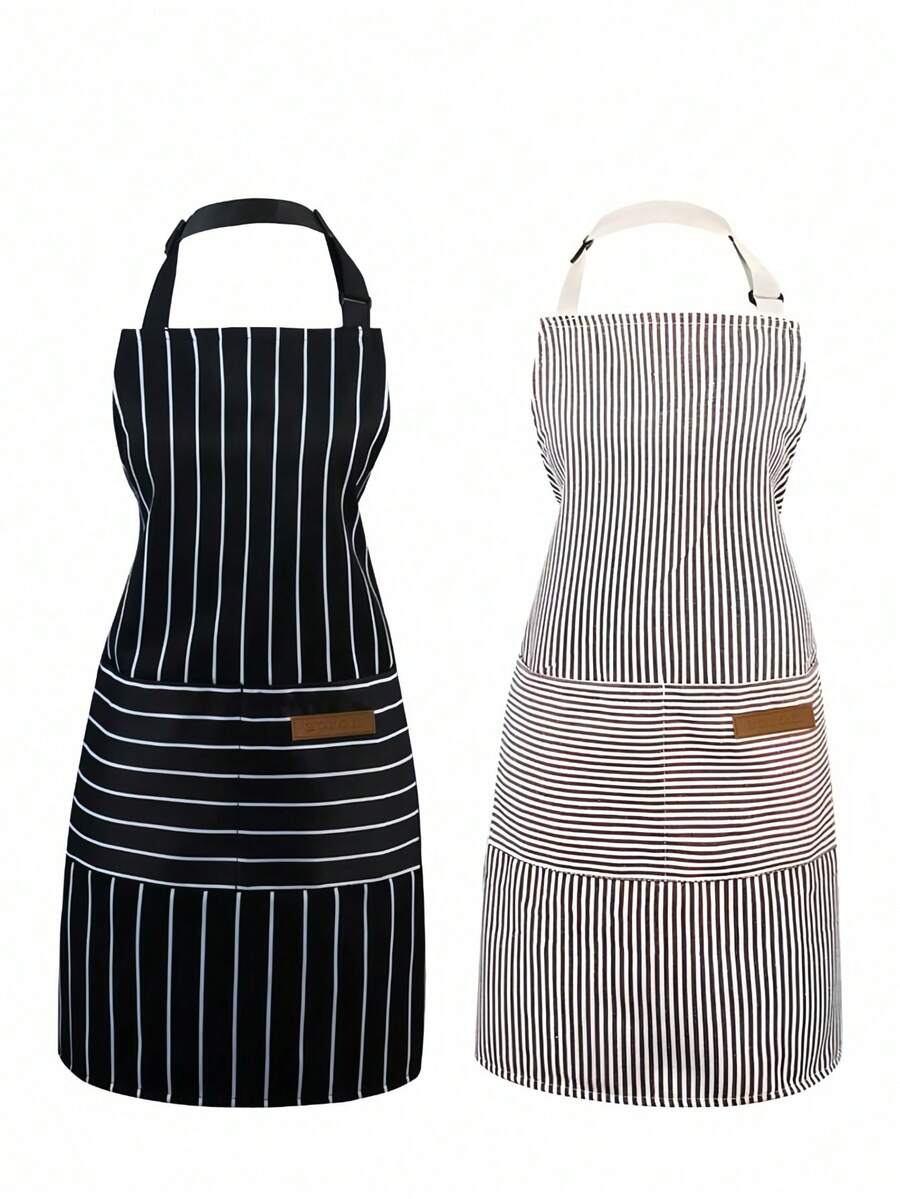 Unisex Cooking Aprons Adjustable Kitchen Bib Aprons For Women Men Chef Kitchen Cooking Aprons Cotton Polyester Blend Adjustable Bib Aprons Chef Aprons Baking Strap Aprons Chef Aprons Perfect For Restaurant BBQ And Painting Home Cooking Essentials