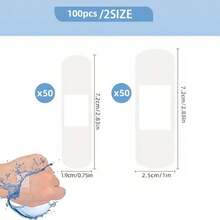 100pcs Transparent Bandages, Suitable For Finger Abrasions, Small Wound Prevention, Wound Dressing - View 9