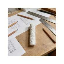 1pc Insect Themed Clay Rolling Stamp Tool - Plastic Material, Suitable For Pottery, DIY Crafts, With Insect Patterns (Bee, Beetle, Ant), Ideal For Entomology Projects, Home Decor Makers, Clay Stamp Gift For Pottery Enthusiasts - Cylinder - View 4