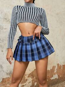 Women Skirts - Blue - View 5