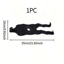 1 peça/2 peças Joelheiras de Fitness Cinta de Patela Bandagem Elástica Protetor de Joelho Esportivo Adequado para Futebol, Esportes, Academia, Joelheiras de Fitness - Preto - Visão 5