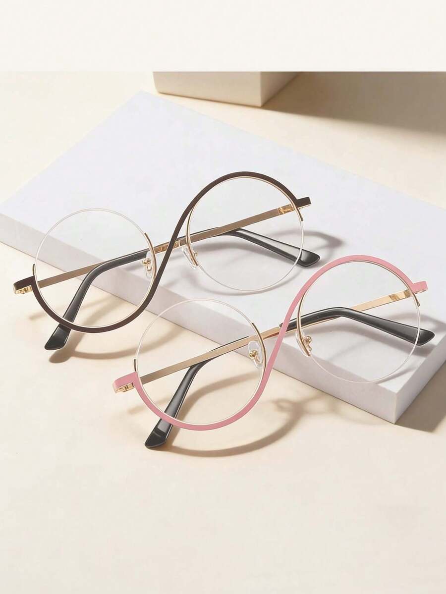 Mẫu gọng kính bán nguyệt thời trang mới này có thiết kế đơn giản nhưng sành điệu, phù hợp để đeo hàng ngày, đi xem hòa nhạc, dự tiệc và phối cùng nhiều trang phục thời trang khác. - Nhiều màu - Xem 1